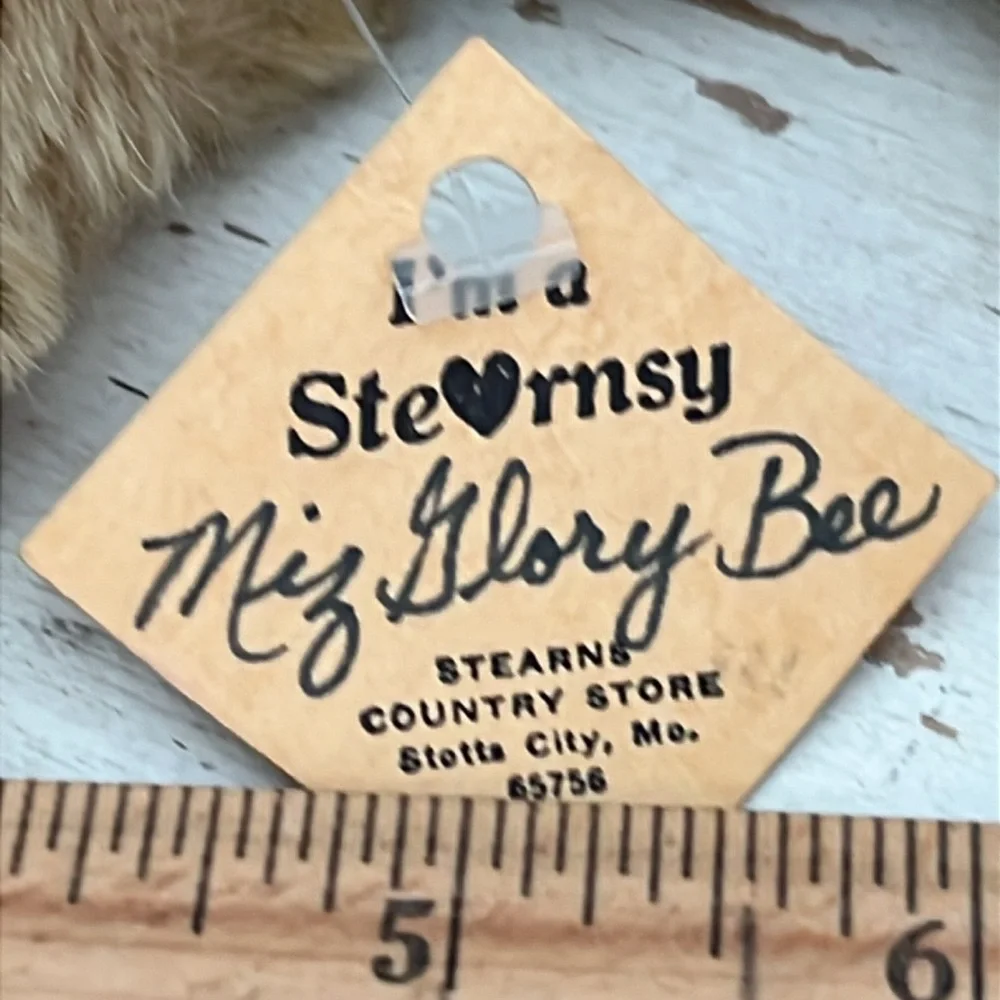 1985 Signed Stearnsy mohair teddy bear
